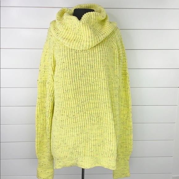 Free People Leo Tunic Sweater Zested Lime SAMPLE - Picture 3 of 16